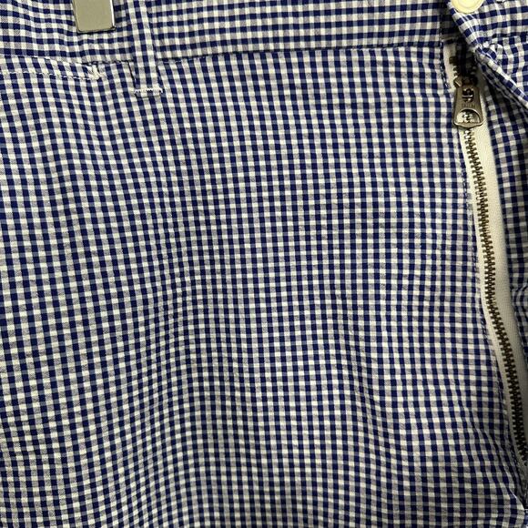 Polo Golf Ralph Lauren Houndstooth Seersucker Shorts Men's Size 40 Blue Crest - Picture 3 of 10